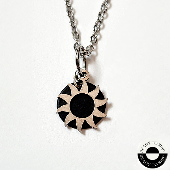 total solar eclipse pendant