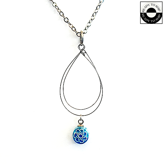 Guitar String Teardrop Pendant